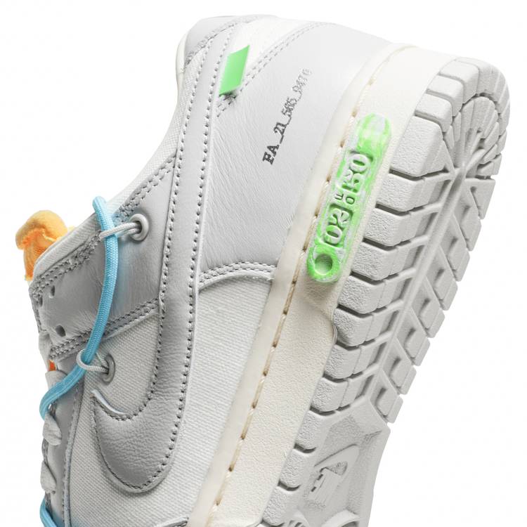 Nike Dunk Low Off White 'Lot 2' Grey Blue (DM1602-115) Size 11.5