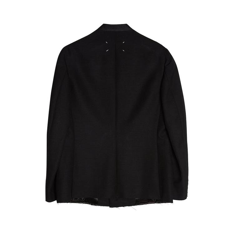 Buy Maison Margiela Collarless Jacket 'Black' - S30BN0498 S49849