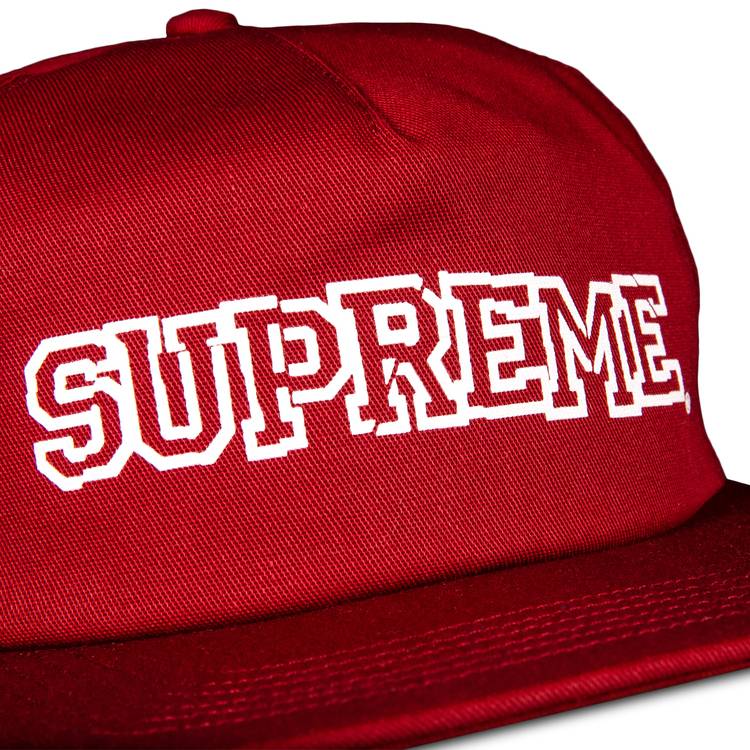 Buy Supreme Shattered Logo 5-Panel 'Cardinal' - FW21H127 CARDINAL