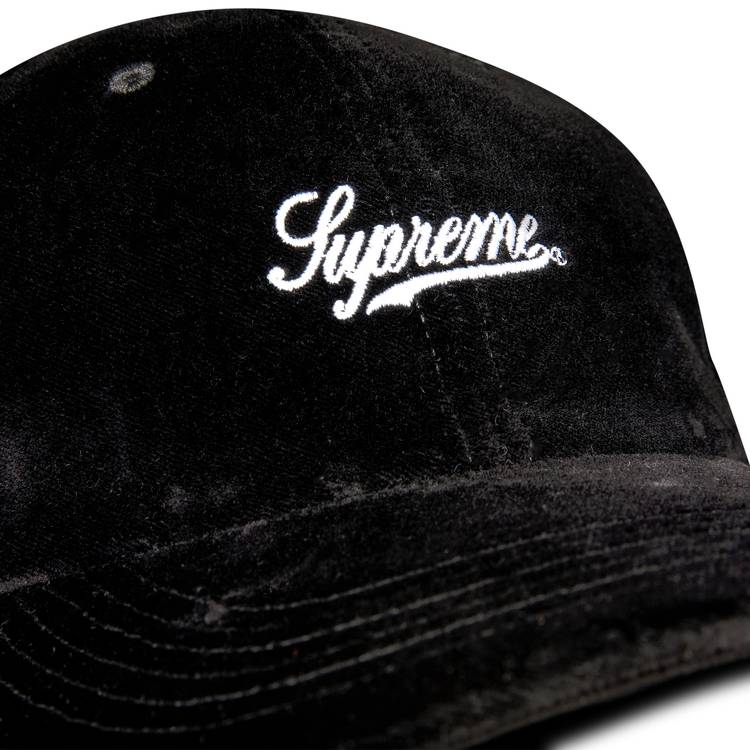 Supreme Script Logos 6-panel Black