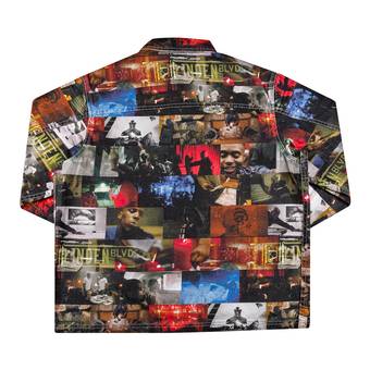 Supreme Nas and DMX Collage Denim Chore Coat 'Multicolor' | GOAT