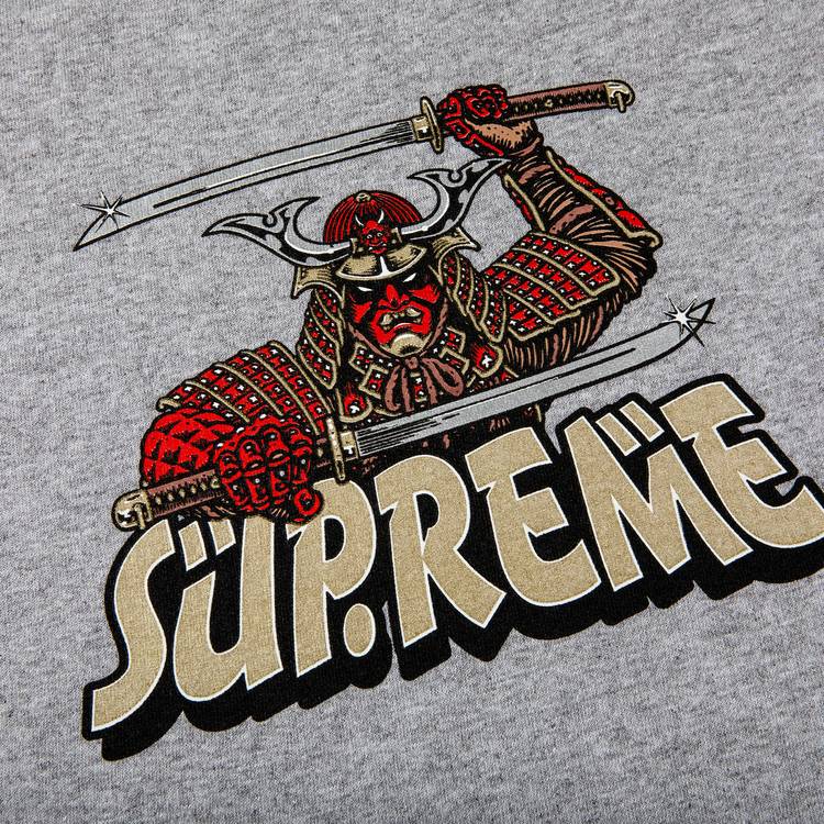 Buy Supreme Samurai Tee 'Heather Grey' - FW21T32 HEATHER GREY | GOAT