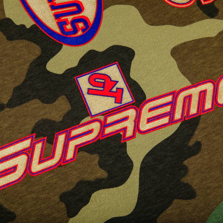 Buy Supreme Multi Logos Tee 'Woodland Camo' - FW21T28 WOODLAND