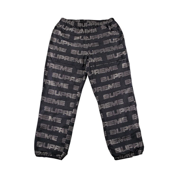 Buy Supreme Logo Ripstop Track Pant 'Black' - FW21P68 BLACK 