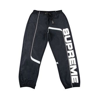 Buy Supreme S Paneled Belted Track Pant 'Black' - FW21P63