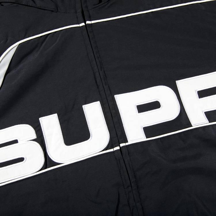 Supreme S Paneled Track Jacket 'Black' | GOAT