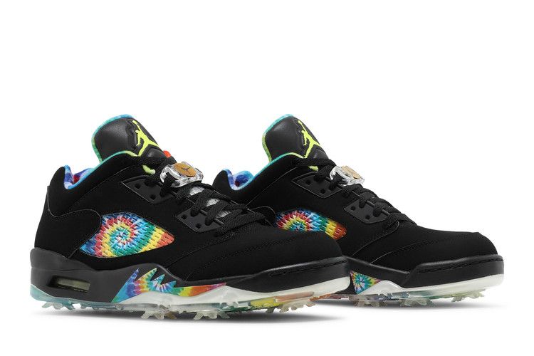 Air Jordan 5 Low Golf Peace & Love - Black