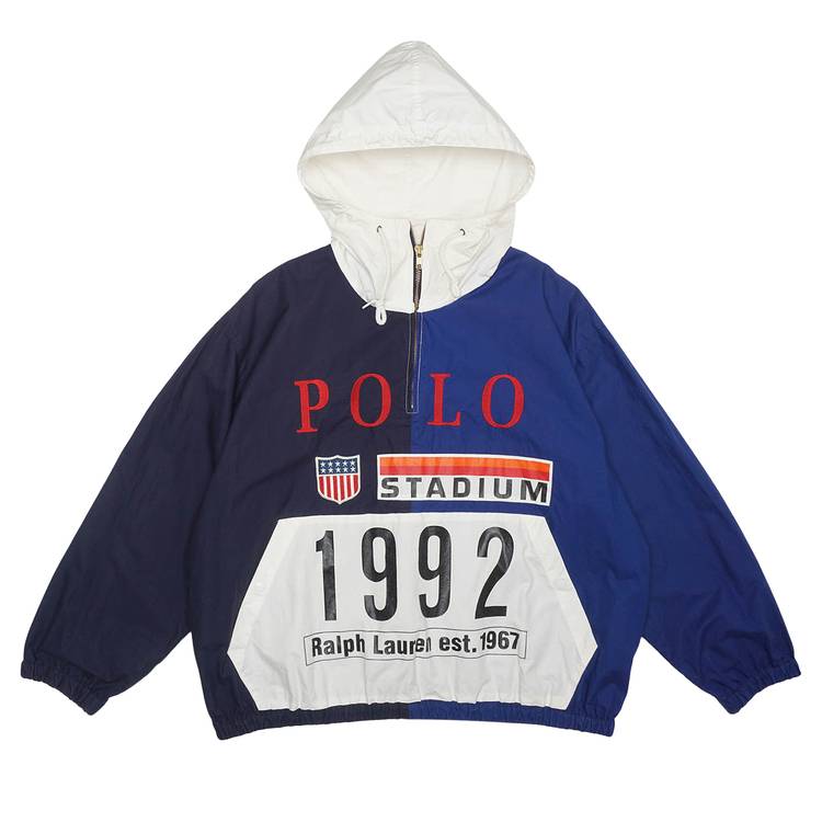 Buy Vintage Polo by Ralph Lauren Stadium Jacket 'Navy/Red/White 