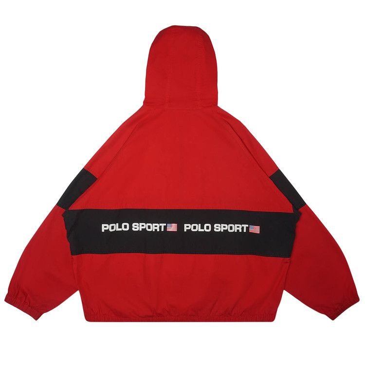 Buy Vintage Polo by Ralph Lauren Sport Hooded Jacket 'Red/Navy