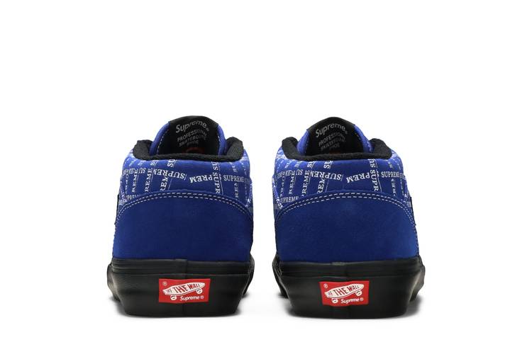 Supreme Vans Half Cab Pro '92 Grid Off Blue Men's Size 9