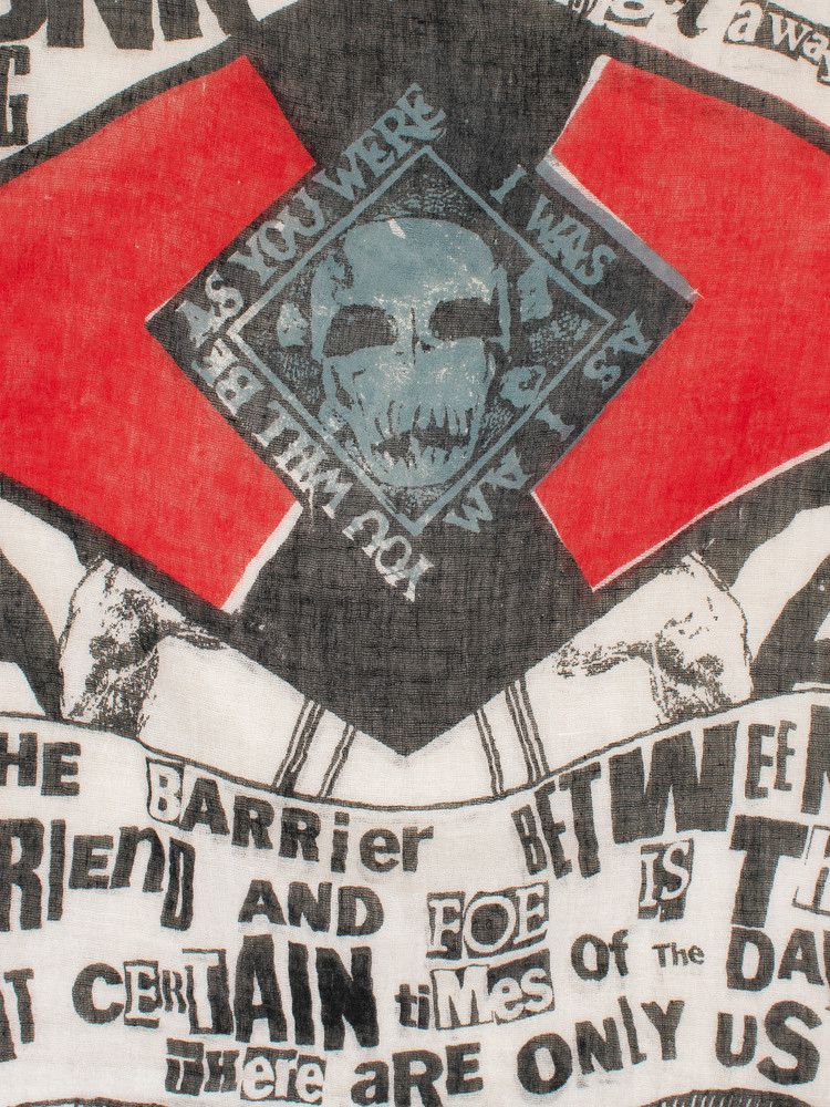 Vintage Vivienne Westwood Original Punk Gang Muslin Shirt 'cream'