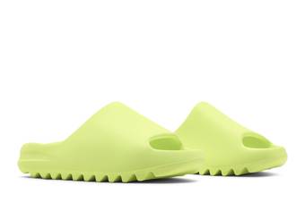 Buy Yeezy Slides 'Glow Green' - GX6138 | GOAT