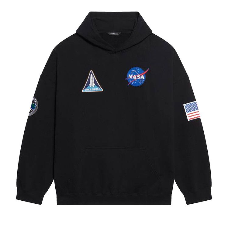 Balenciaga Boxy Hoodie Black/White