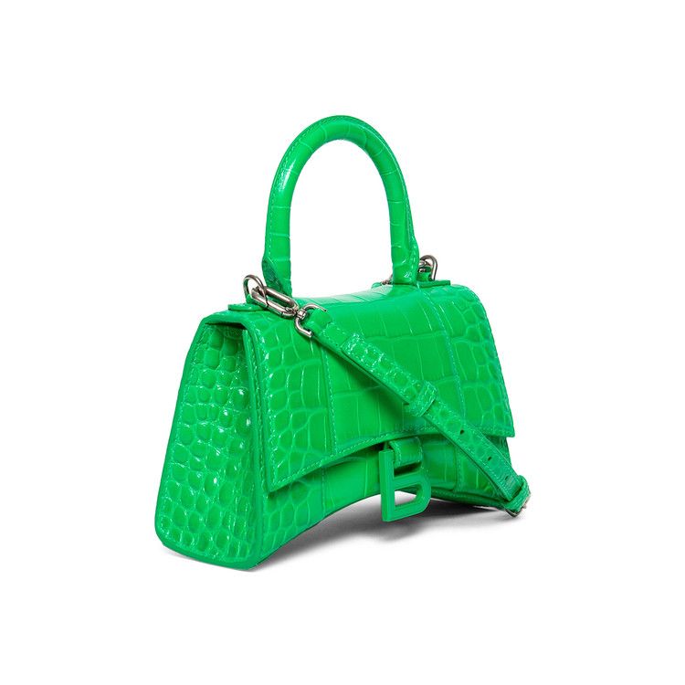 BALENCIAGA●トートバック  XS 592833 Women's Hourglass Handbag Xs With Rhinestones in Grey