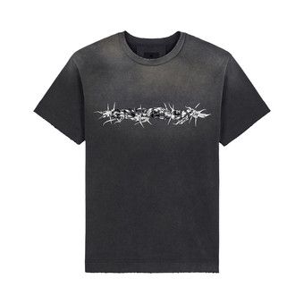 JIMBEAR PRINT T BLACK／jimwag Buy Givenchy Barbed Wire Vintage Oversized T-Shirt 'Black