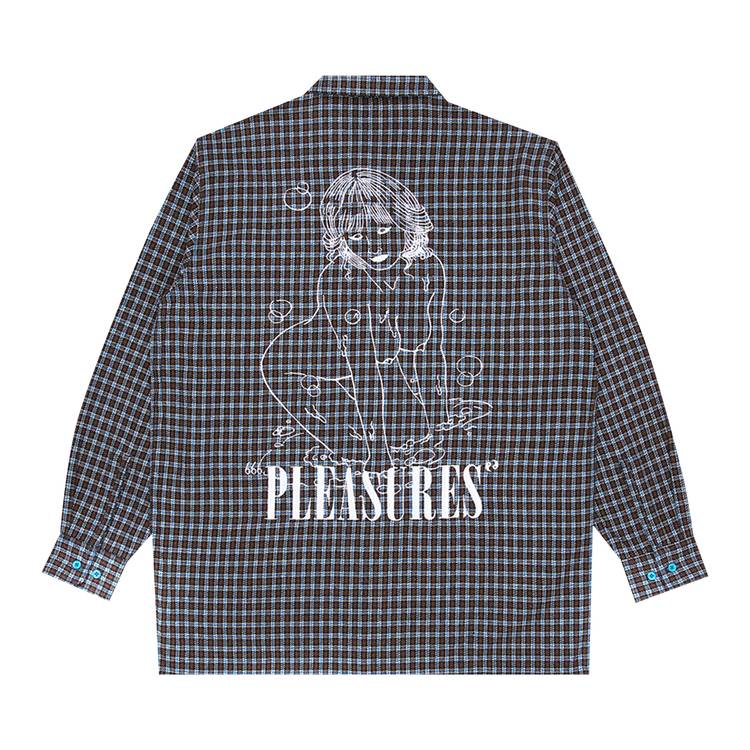 Buy Pleasures Ignition Plaid Shirt 'Brown' - P21F015 BROW | GOAT