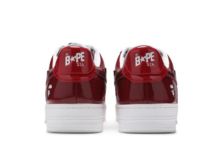 Bapesta Low M1 Color Camo Combo - Red