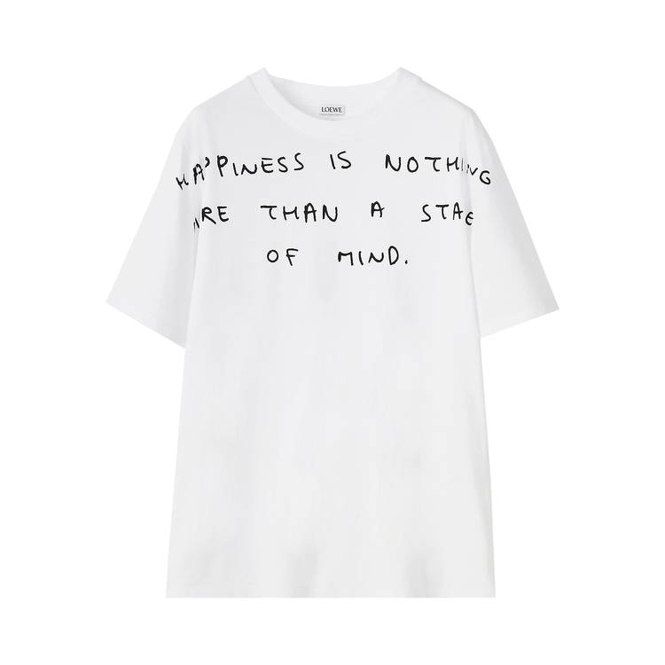 Loewe Words Print T-Shirt 'White' | GOAT