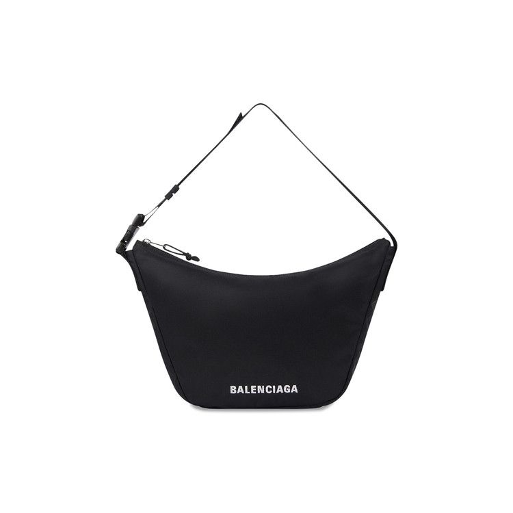 Buy Balenciaga Wheel Logo Beltpack 'Black/White' - 661926