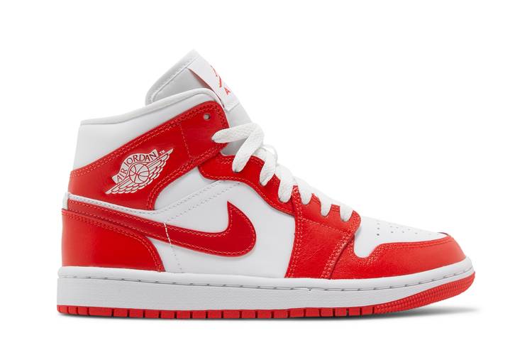 Buy Wmns Air Jordan 1 Mid 'Habanero Red' - BQ6472 116 | GOAT