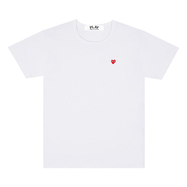 Buy Comme des Garçons PLAY Small Heart T-Shirt 'White' - AZ T303