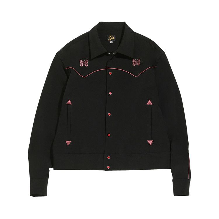 Buy Needles Piping Cowboy Jacket 'Black' - JO169 BLAC | GOAT