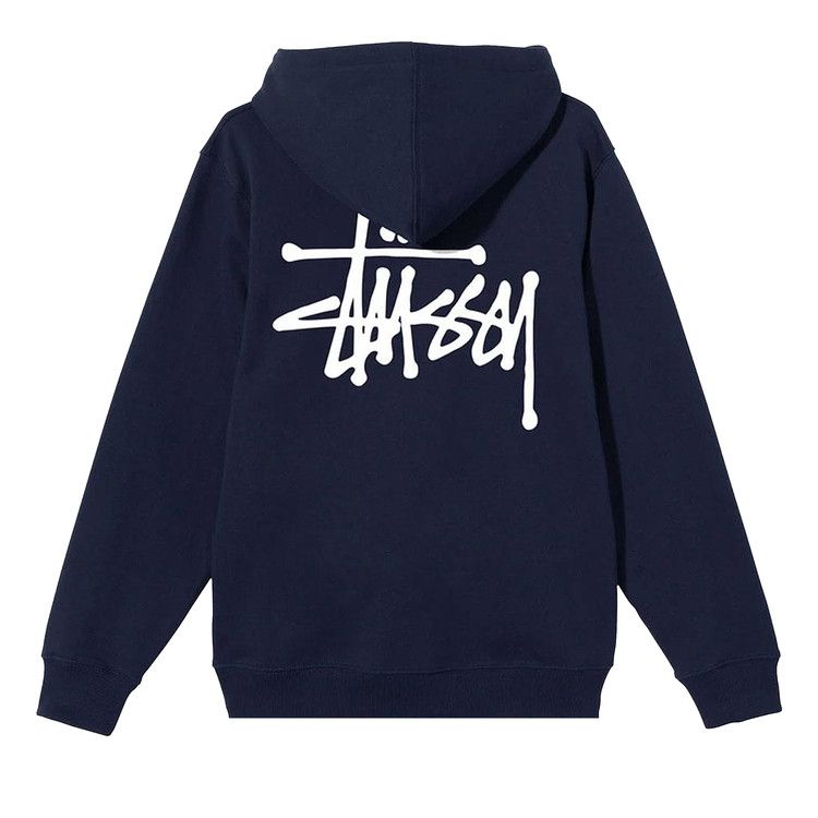 Stussy Basic Hood 'navy'