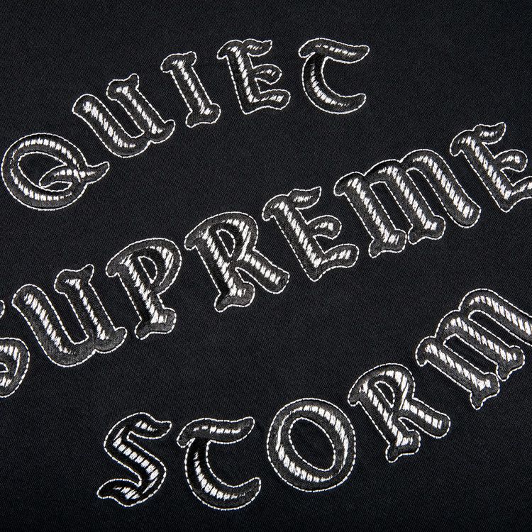 Supreme Quiet Storm Shorts-Sleeve Top Black