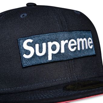 Buy Supreme No Comp Box Logo New Era 'Navy' - FW21H67 NAVY
