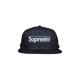Buy Supreme No Comp Box Logo New Era 'Navy' - FW21H67 NAVY
