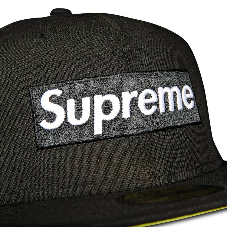 Supreme No Comp Box Logo New Era 'Black' | GOAT