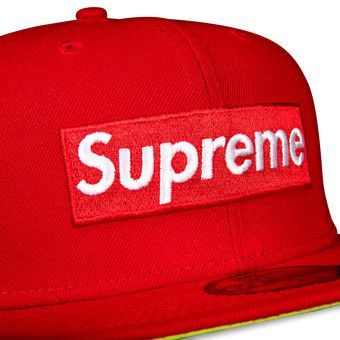 Buy Supreme No Comp Box Logo New Era 'Red' - FW21H67 RED | GOAT