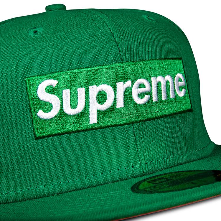 Supreme No Comp Box Logo New Era 'Green' | Men's Size 7.25