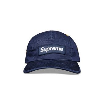 Buy Supreme Military Camp Cap 'Navy' - FW21H89 NAVY | GOAT