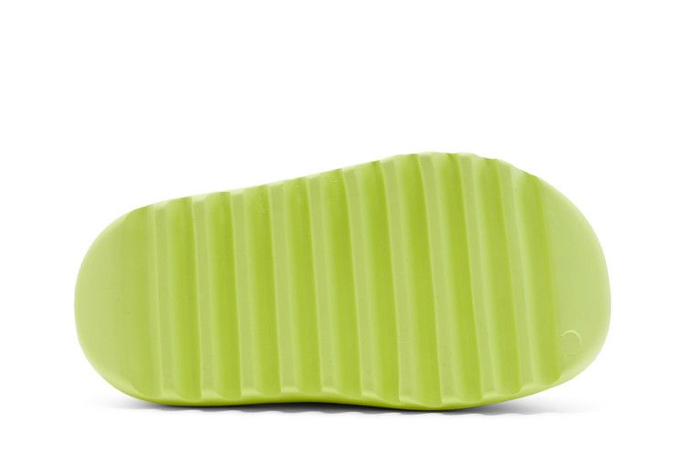 Yeezy Slides Kids 'Glow Green'