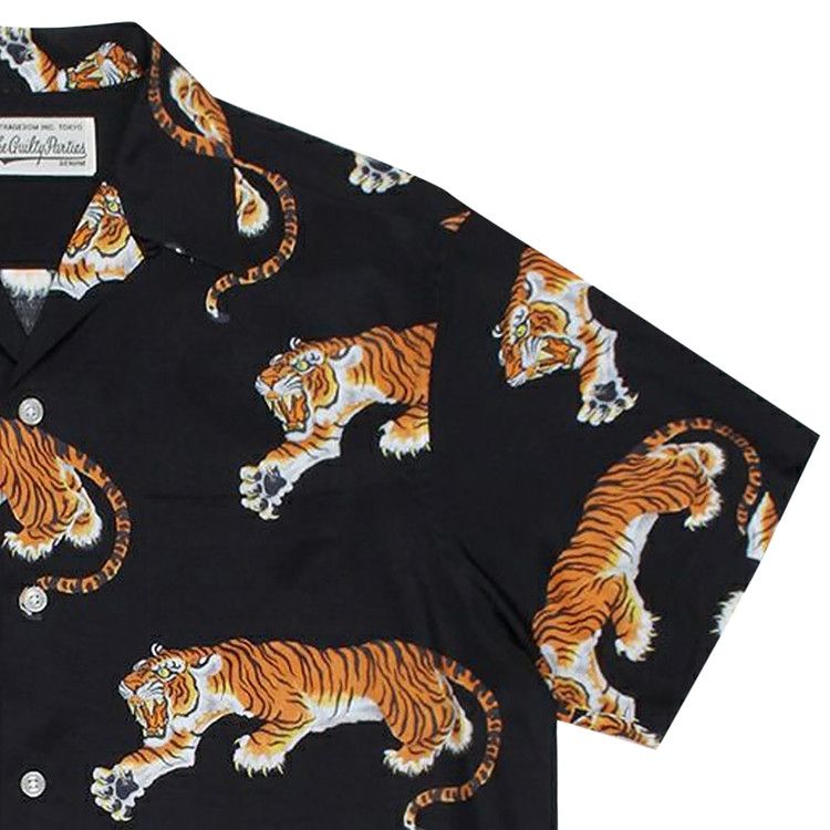 Wacko Maria Tim Lehi Short-Sleeve Hawaiian Shirt 'Black' | GOAT