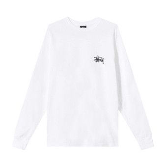 Buy Stussy Basic Long-Sleeve Tee 'White' - 1994649 WHIT | GOAT