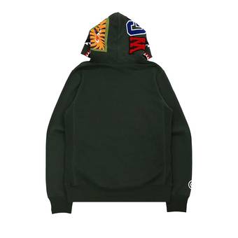 BAPE Shark X Tiger Pullover Hoodie Black for Women