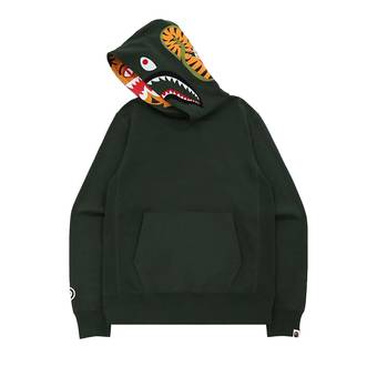 BAPE Shark x Tiger Pullover Hoodie White