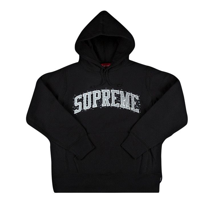 Buy Supreme Water Arc Hooded Sweatshirt 'Black' - FW18SW42