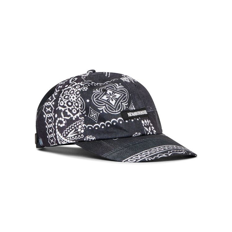 Buy Neighborhood Bandana Chopped/E-Cap 'Black' - 212YGNH HT09 BLAC