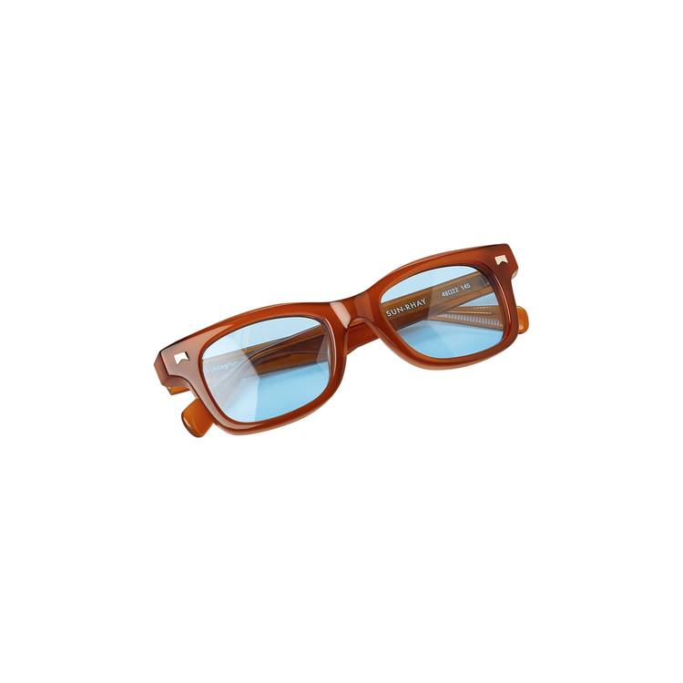 Buy Rhude Ray | FW21SU01142090 GOAT Sunglasses \'Brown\' - Sun