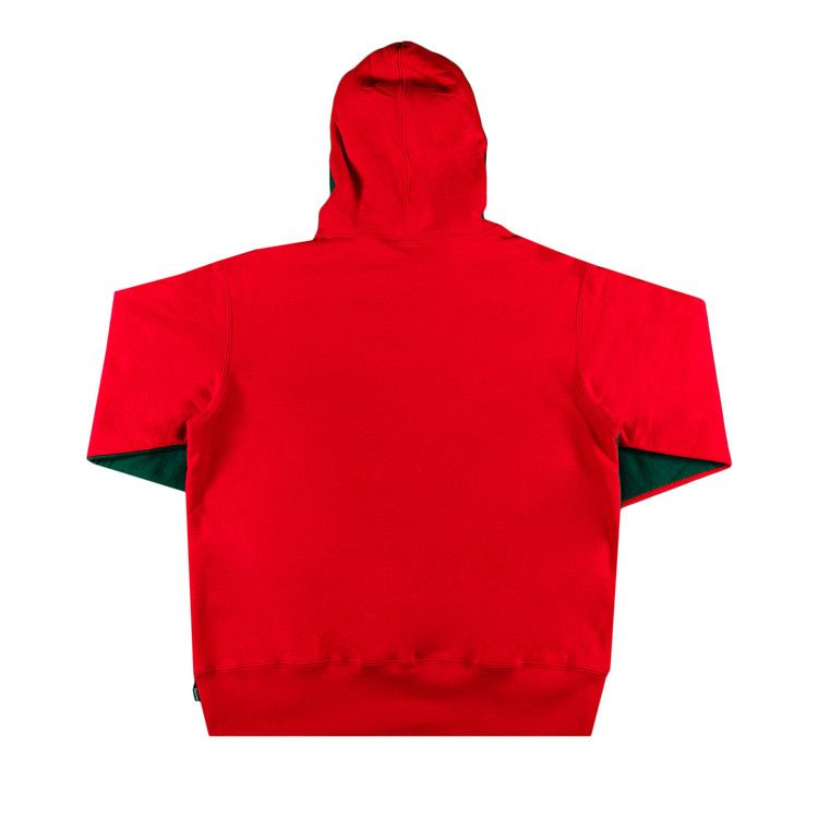 Buy Supreme S Logo Split Hooded Sweatshirt 'Dark Green' - FW21SW14