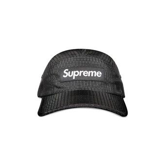 Buy Supreme Camo Ripstop Camp Cap 'Black' - FW21H83 BLACK | GOAT