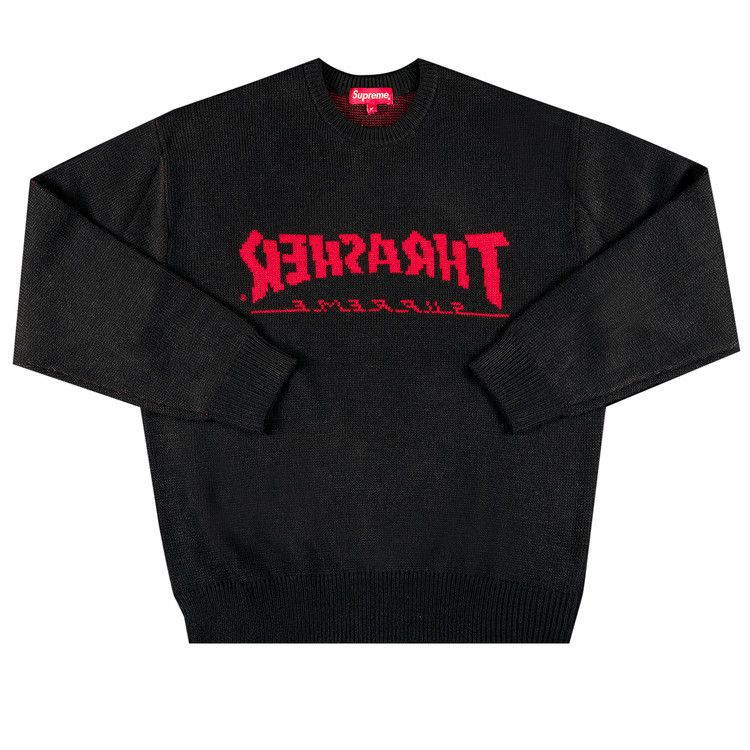 Buy Supreme x Thrasher Sweater 'Black' - FW21SK29 BLACK | GOAT