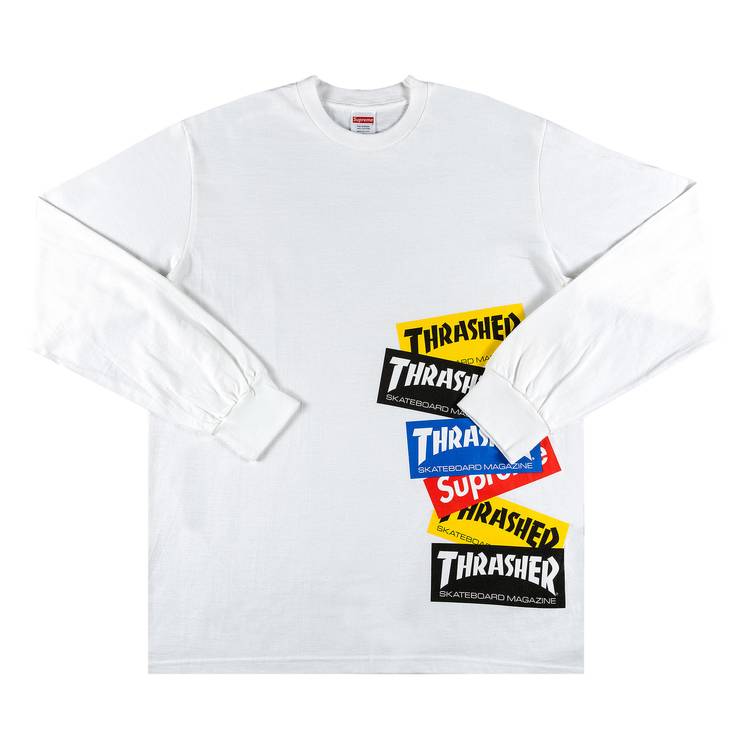 Supreme Thrasher Game Tee White – Izicop