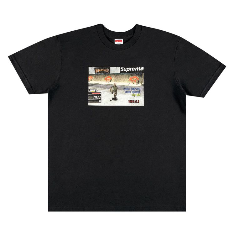 Buy Supreme x Thrasher Game Tee 'Black' - FW21T12 BLACK | GOAT