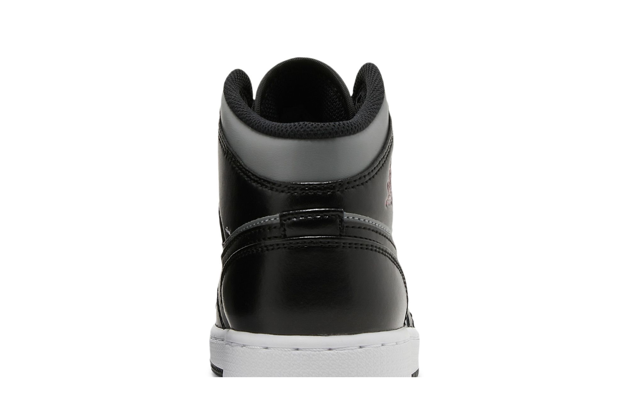 Pre-owned Air Jordan 1 Mid Gs 'shadow' In Grey