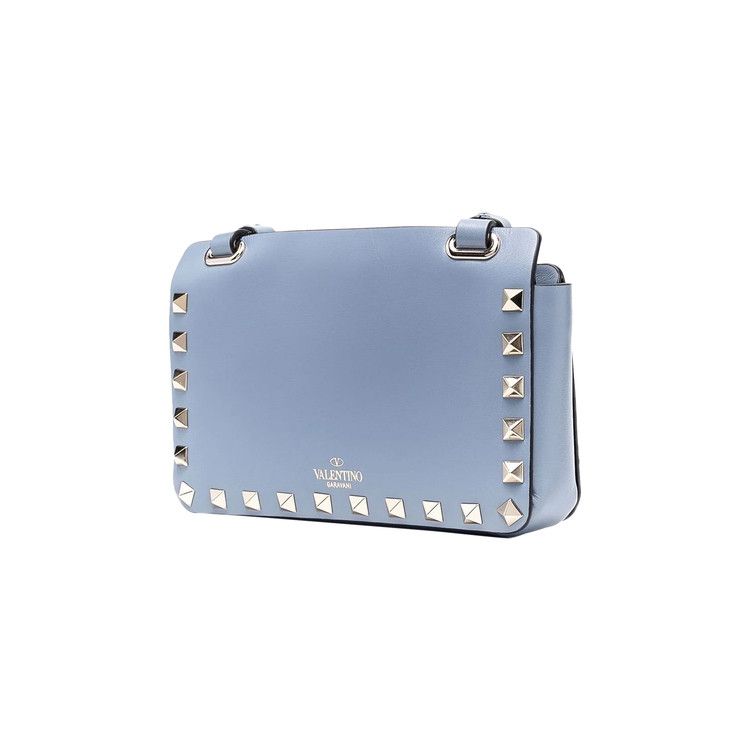 Buy Valentino Rockstud Leather Phone Case 'Blue' - WP0W33XVJ