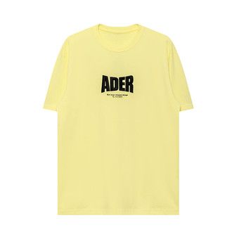 Buy Ader Error Logo Embroidery T-Shirt 'Yellow